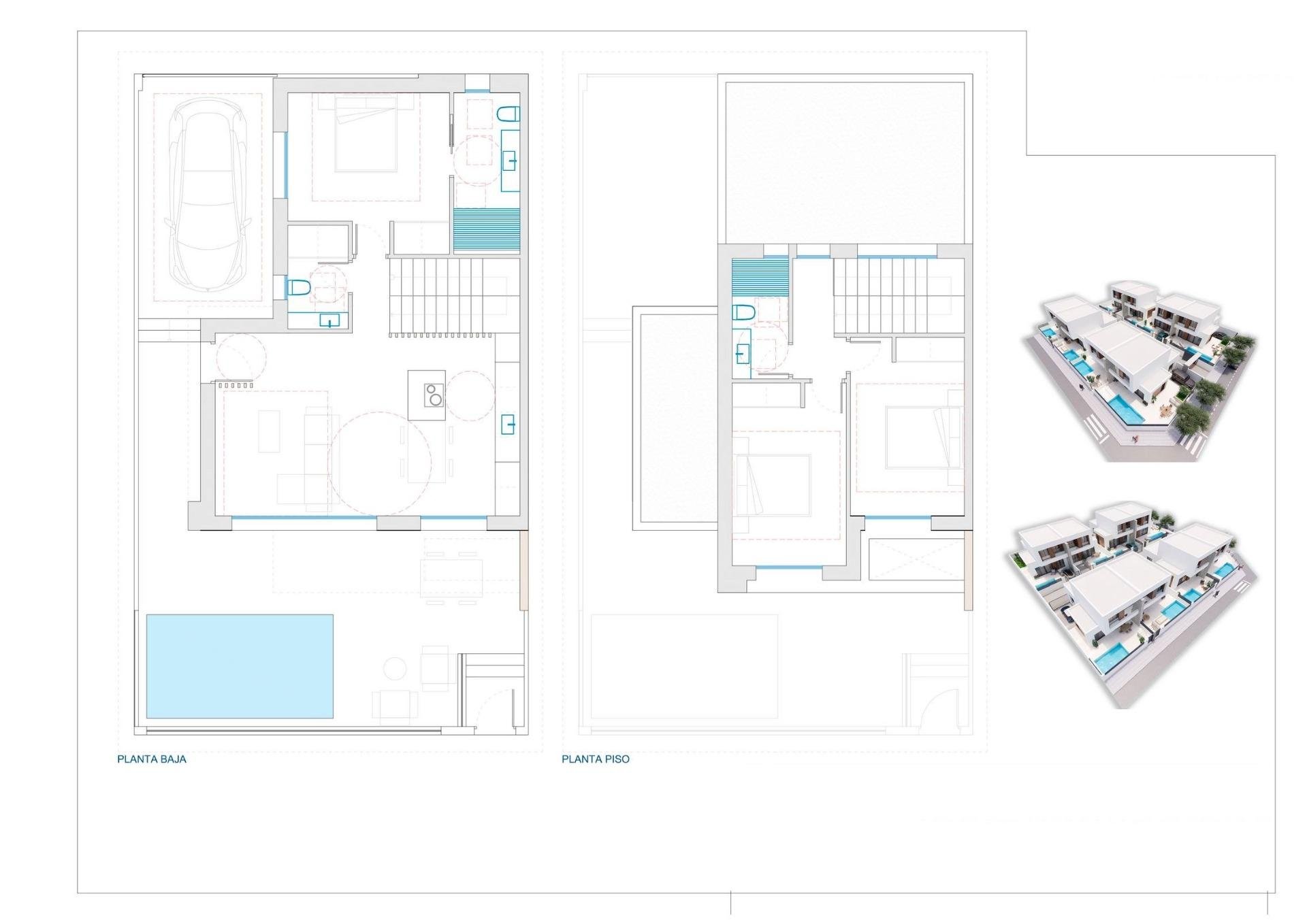 Villa i Dolores, Alicante, Spanien 3 sovrum, 90 kvm. Nr. 111253
