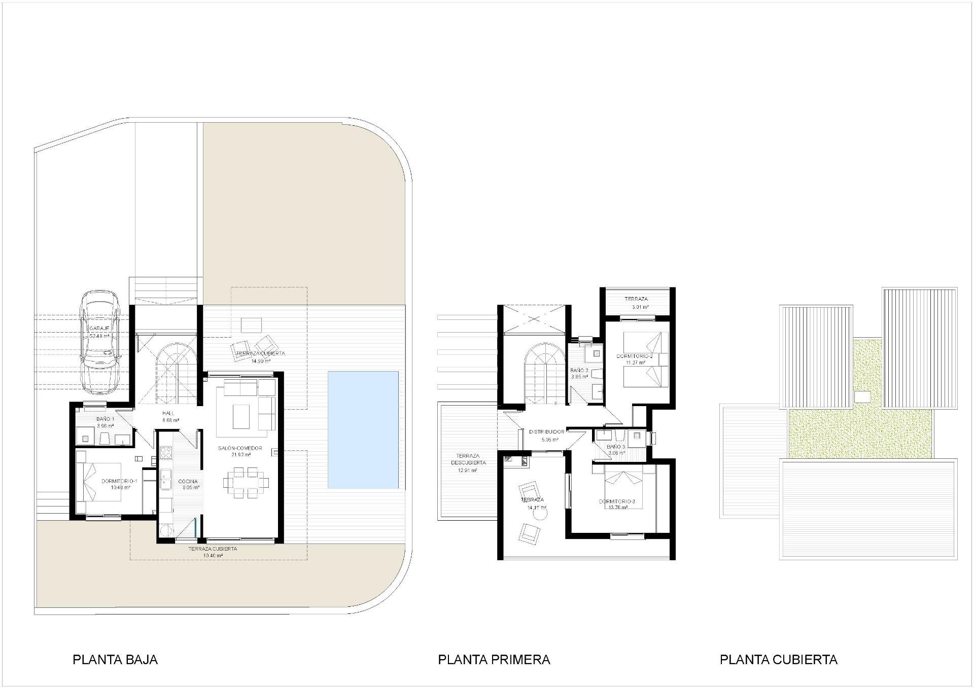 Villa en La Nucia, Alicante, España 3 dormitorios, 125 m2 No. 111252