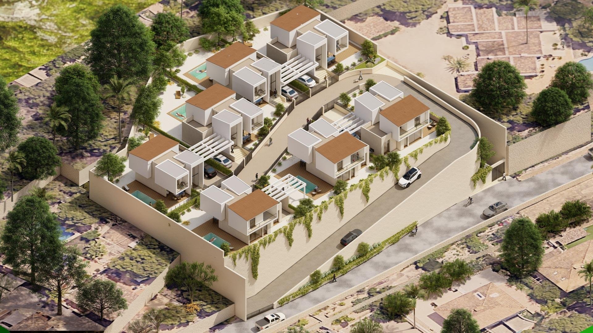 Villa en La Nucia, Alicante, España 3 dormitorios, 125 m2 No. 111252