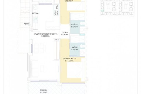 Bungalow en venta en Los Balcones, Alicante, España 2 dormitorios, 63 m2 No. 142560 - foto 23