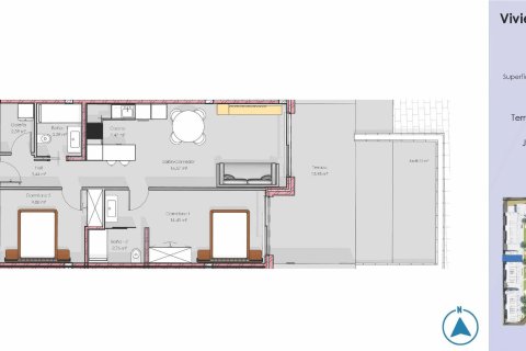 Huoneisto myytävänä Guardamar del Segura, Alicante, Espanja, 2 makuuhuonetta, 65 m2 No. 170005 - kuva 8