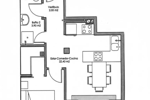 Продажа квартиры в Авилесес, Мурсия, Испания 1 спальня, 44м2 №183376 - фото 21