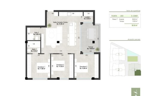 Apartamento en venta San Pedro del Pinatar, Murcia, España 3 dormitorios, 89 m2 No. 134249 - foto 18