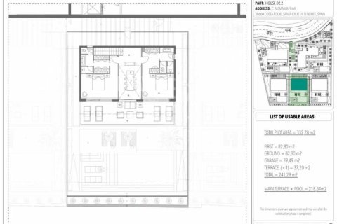 Willa w Adeje, Tenerife, Hiszpania 3 sypialnie, 262 mkw. nr 149897 – zdjęcie 16