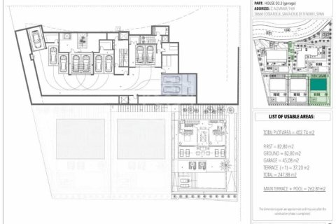 Willa w Adeje, Tenerife, Hiszpania 3 sypialnie, 262 mkw. nr 149897 – zdjęcie 20