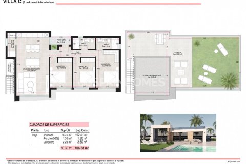 Villa à vendre à Fuente Alamo, Murcia, Espagne, 2 chambres, 93 m2 No. 191970 - photo 16