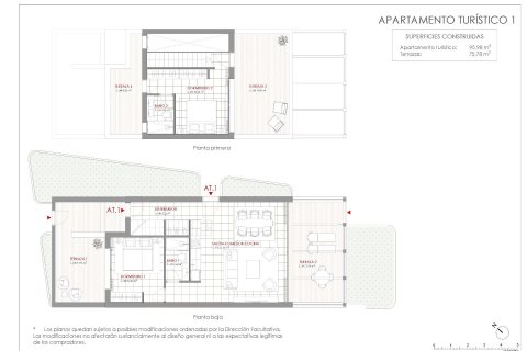 Villa en venta en La Manga del Mar Menor, Murcia, España 2 dormitorios, 95 m2 No. 192000 - foto 11