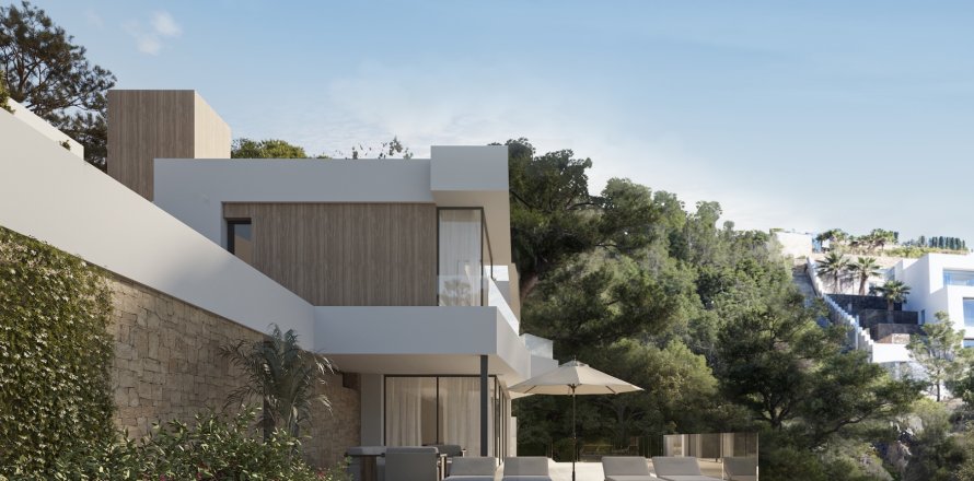 Villa a Calpe, Alicante, Spagna 4 camere da letto, 786 mq. N° 155833