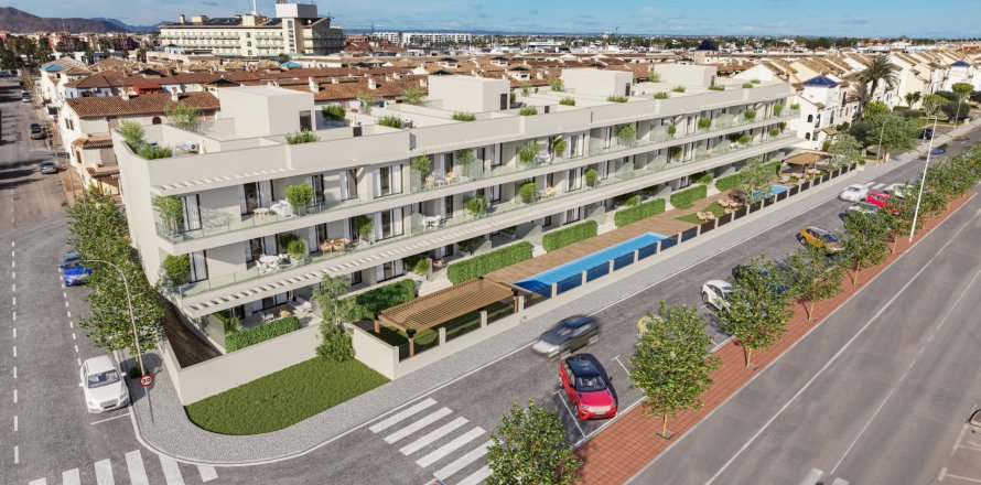 Apartamento en Los Alcázares, Murcia, España 2 dormitorios, 102 m2 No. 193045