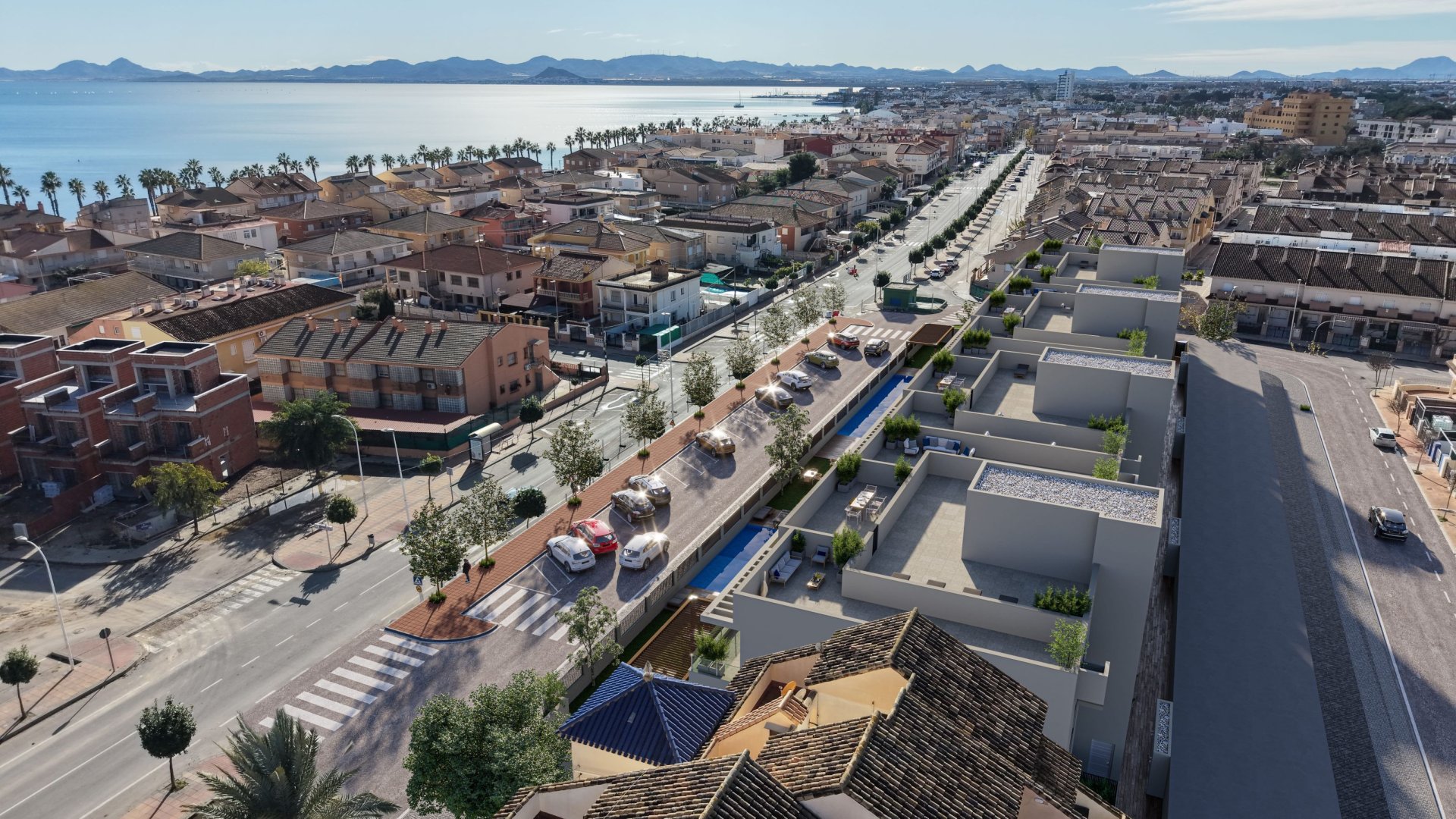 Пентхаус в Лос-Алькасарес, Мурсия, Испания 2 спальни, 137м2 №193039