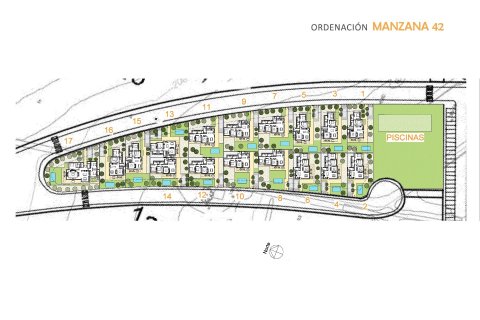 Villa till salu i Fuente Alamo, Murcia, Spanien 2 sovrum, 93 kvm. Nr. 151646 - foto 12