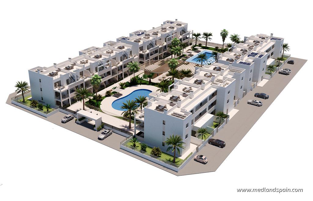Lägenhet i Torre-Pacheco, Murcia, Spanien 2 sovrum, 68 kvm. Nr. 154422