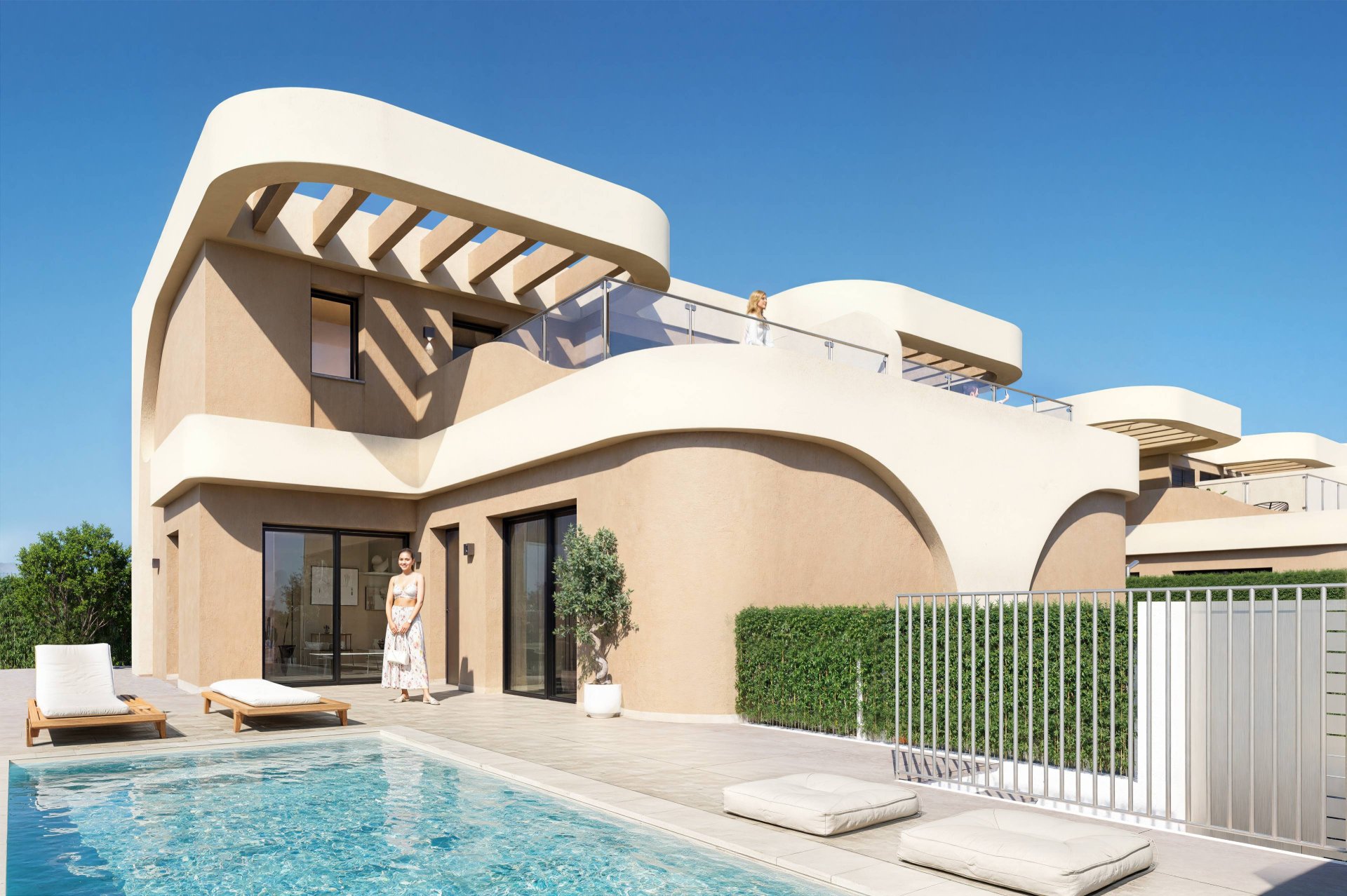 Villa i Daya Nueva, Alicante, Spanien 3 sovrum, 109 kvm. Nr. 163505