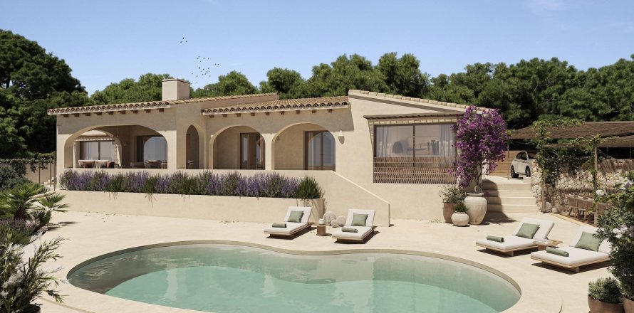 Villa en Benissa, Alicante, España 3 dormitorios, 214 m2 No. 140668