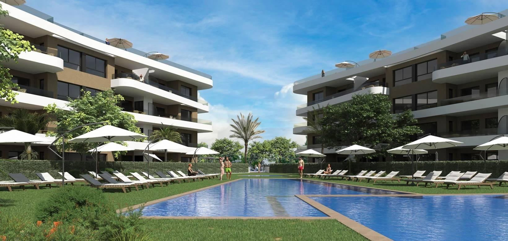 Apartment in Alicante, Spain 2 bedrooms, 72 sq.m. No. 111271