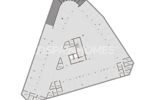 Продажа пентхауса в Кальпе, Аликанте, Испания 1 спальня, 75м2 №146871 - фото 17