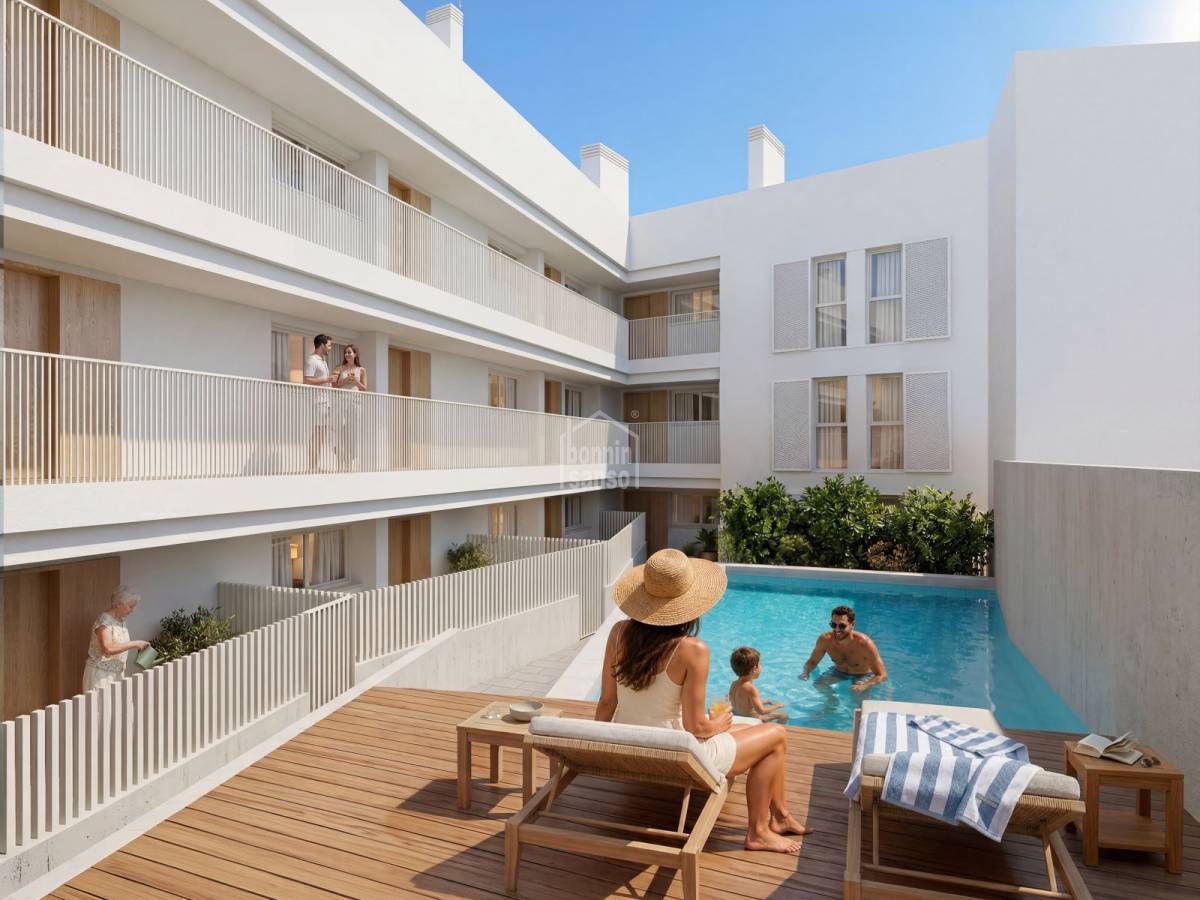 Wohnung in Es Castell, Menorca, Spanien 2 Schlafzimmer, 70 m2 Nr. 173800