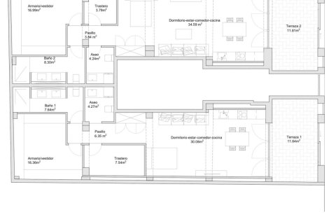 Wohnung zum Verkauf in Valencia, Spanien 2 Schlafzimmer, 222 m2 Nr. 165899 - Foto 9