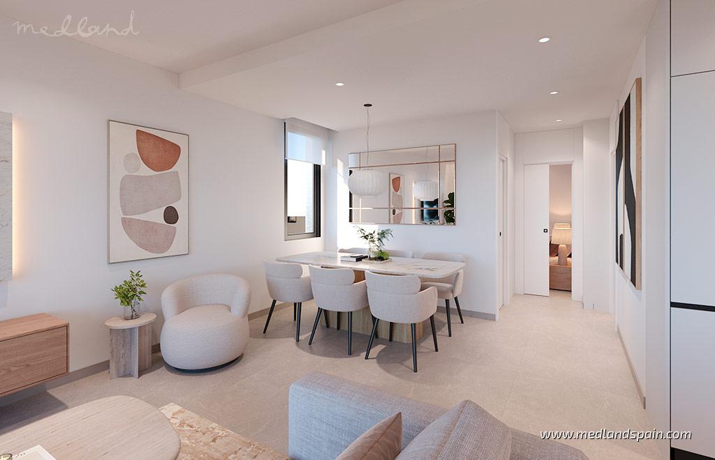 Apartament w Los Alcazares, Murcia, Hiszpania 2 sypialnie, 85 mkw. nr 179370