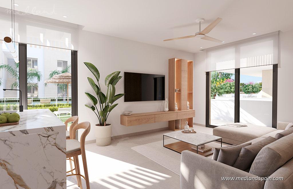 Apartment à Los Alcazares, Murcia, Espagne 3 chambres, 100 m2 No. 179368