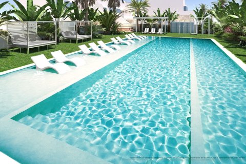 Bungalow i Torre de la Horadada, Alicante, Spanien 2 sovrum, 76 kvm. Nr. 163660