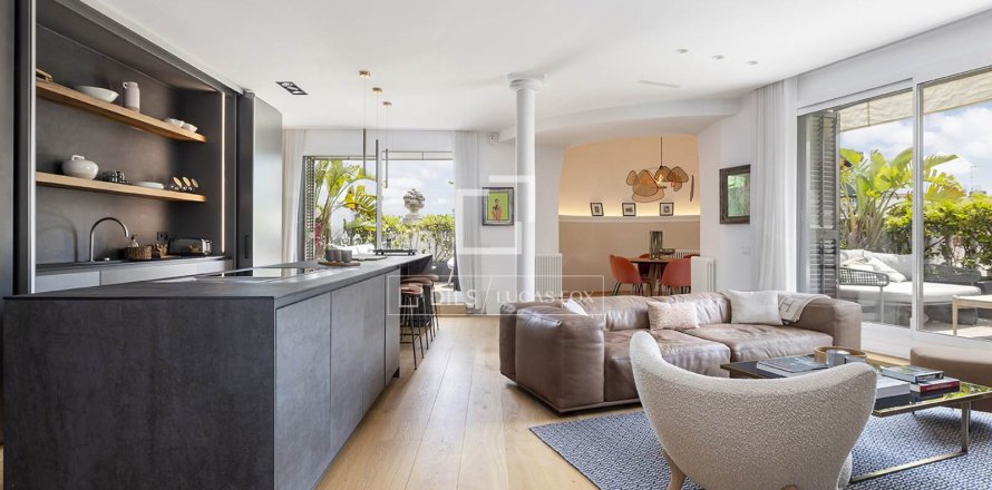 Penthouse w Barcelona, Hiszpania 3 sypialnie, 181 mkw. nr 150491