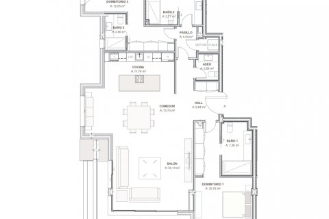 Wohnung zum Verkauf in Estepona, Malaga, Spanien 3 Schlafzimmer, 204.93 m2 Nr. 196612 - Foto 23