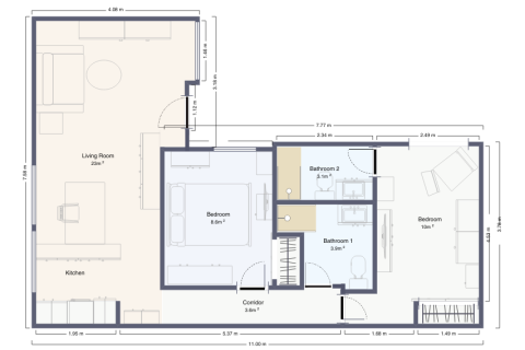 Villa zum Verkauf in Alicante, Spanien 2 Schlafzimmer, 98 m2 Nr. 163120 - Foto 27