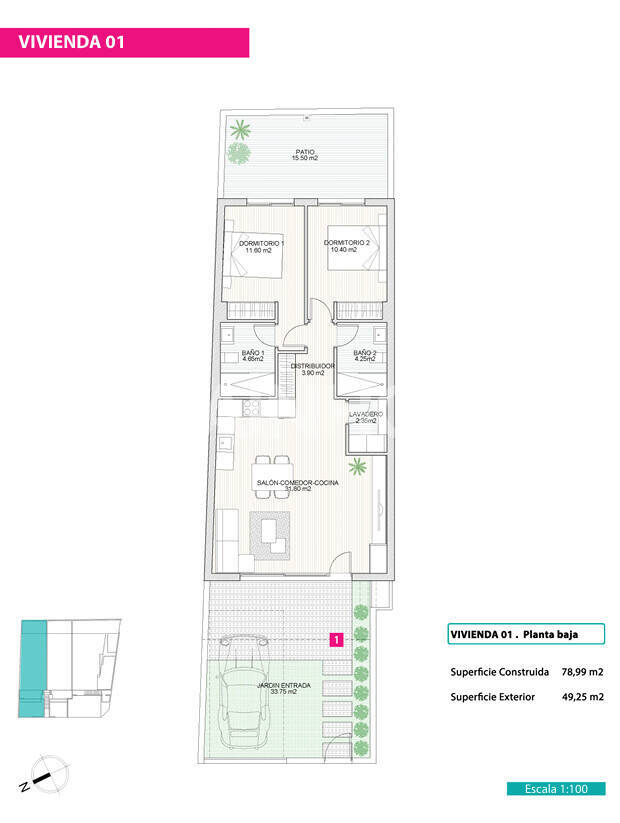 Apartament w San Pedro del Pinatar, Murcia, Hiszpania 2 sypialnie, 78 mkw. nr 173828