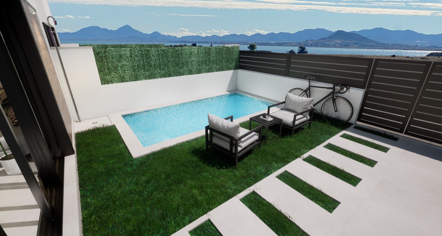 Villa i Los Alcazares, Murcia, Spanien 3 sovrum, 103 kvm. Nr. 79061