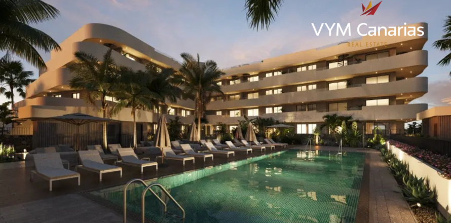 Apartment in El Medano, Tenerife, Spain 2 bedrooms, 54 sq.m. No. 173833
