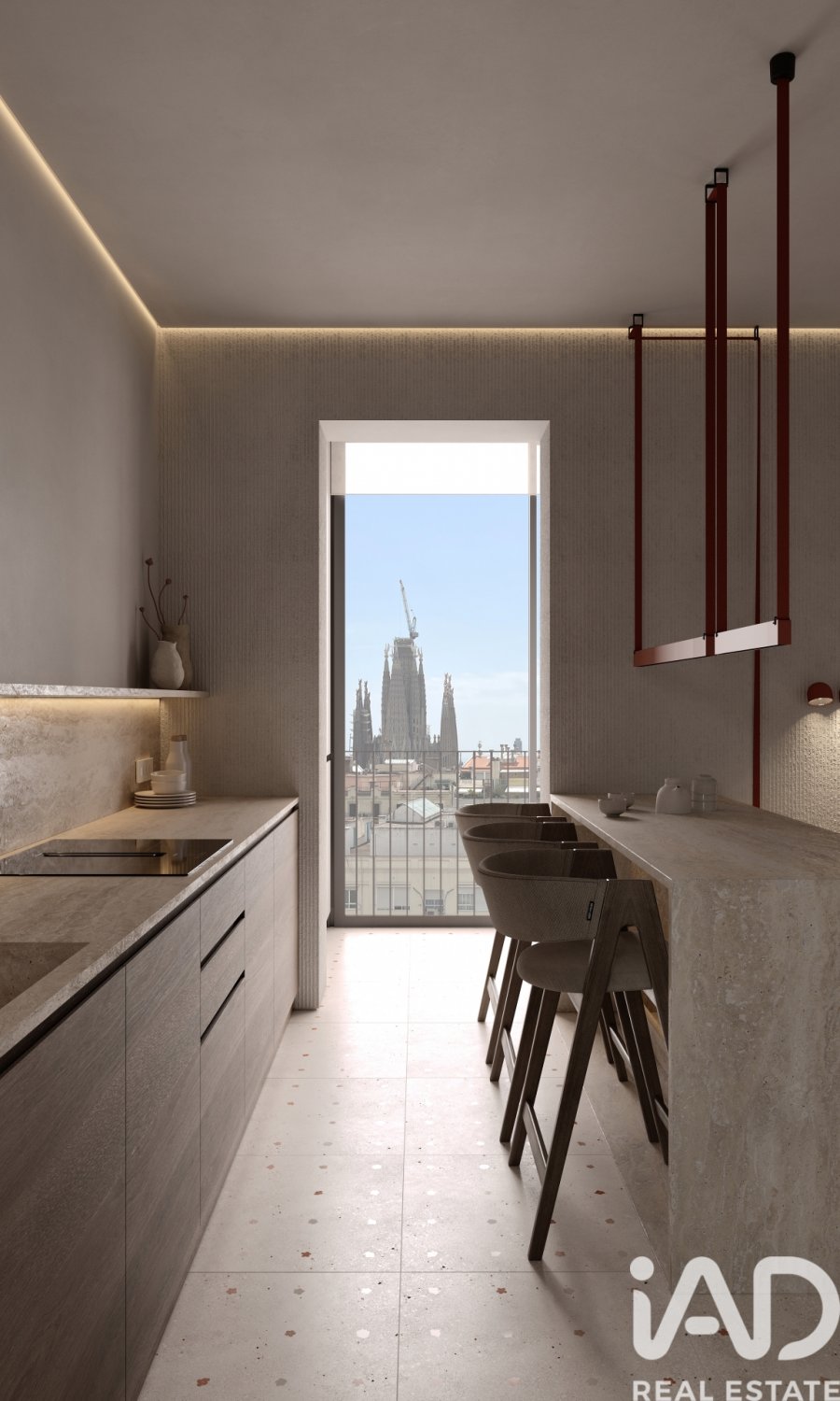 Penthouse w Barcelona, Hiszpania 2 sypialnie, 62 mkw. nr 195147