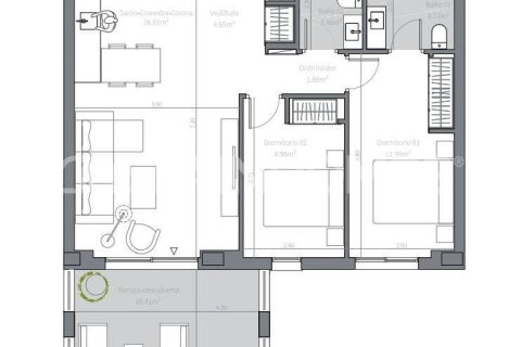 Apartment for sale in Mijas, Malaga, Spain 2 bedrooms, 60 sq.m. No. 168678 - photo 19