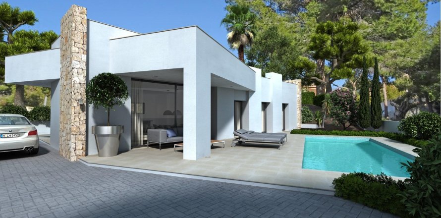 Villa in Calpe, Alicante, Spain 3 bedrooms, 156 sq.m. No. 165187