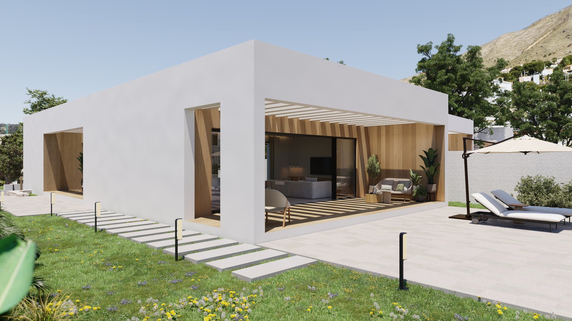 Villa en Benidorm, Alicante, España 3 dormitorios, 132 m2 No. 143295