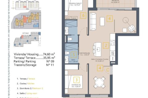 Wohnung zum Verkauf Los Alcazares, Murcia, Spanien 3 Schlafzimmer, 100 m2 Nr. 138619 - Foto 9