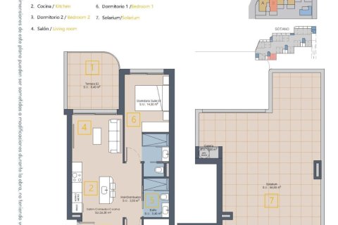 Penthäuser zum Verkauf Los Alcazares, Murcia, Spanien 2 Schlafzimmer, 72 m2 Nr. 138622 - Foto 9