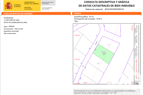 Land plot for sale in Vallirana, Barcelona, Spain 934 sq.m. No. 185314 - photo 8