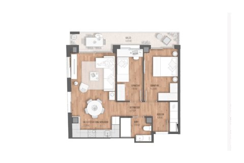 Apartment à vendre à Barcelona, Espagne, 2 chambres, 61 m2 No. 159427 - photo 6