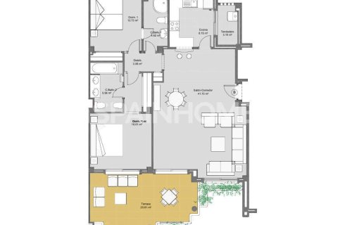 Apartamento en venta en Orihuela, Alicante, España 2 dormitorios, 110 m2 No. 191662 - foto 14