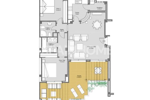 Apartamento en venta en Orihuela, Alicante, España 2 dormitorios, 110 m2 No. 191662 - foto 16
