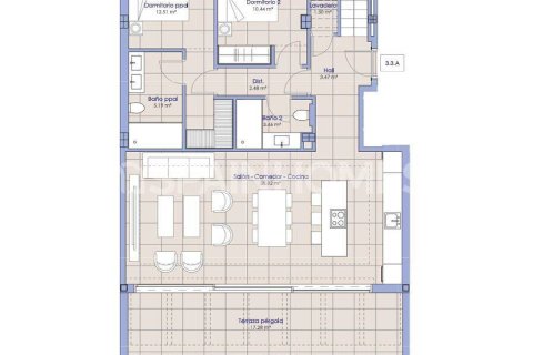 Huoneisto myytävänä Mijas, Malaga, Espanja, 3 makuuhuonetta, 97 m2 No. 191656 - kuva 16