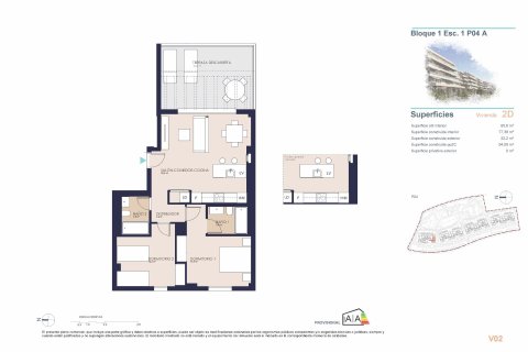 Appartamento in vendita Denia, Alicante, Spagna 2 camere da letto, 77 mq. N° 133657 - foto 7