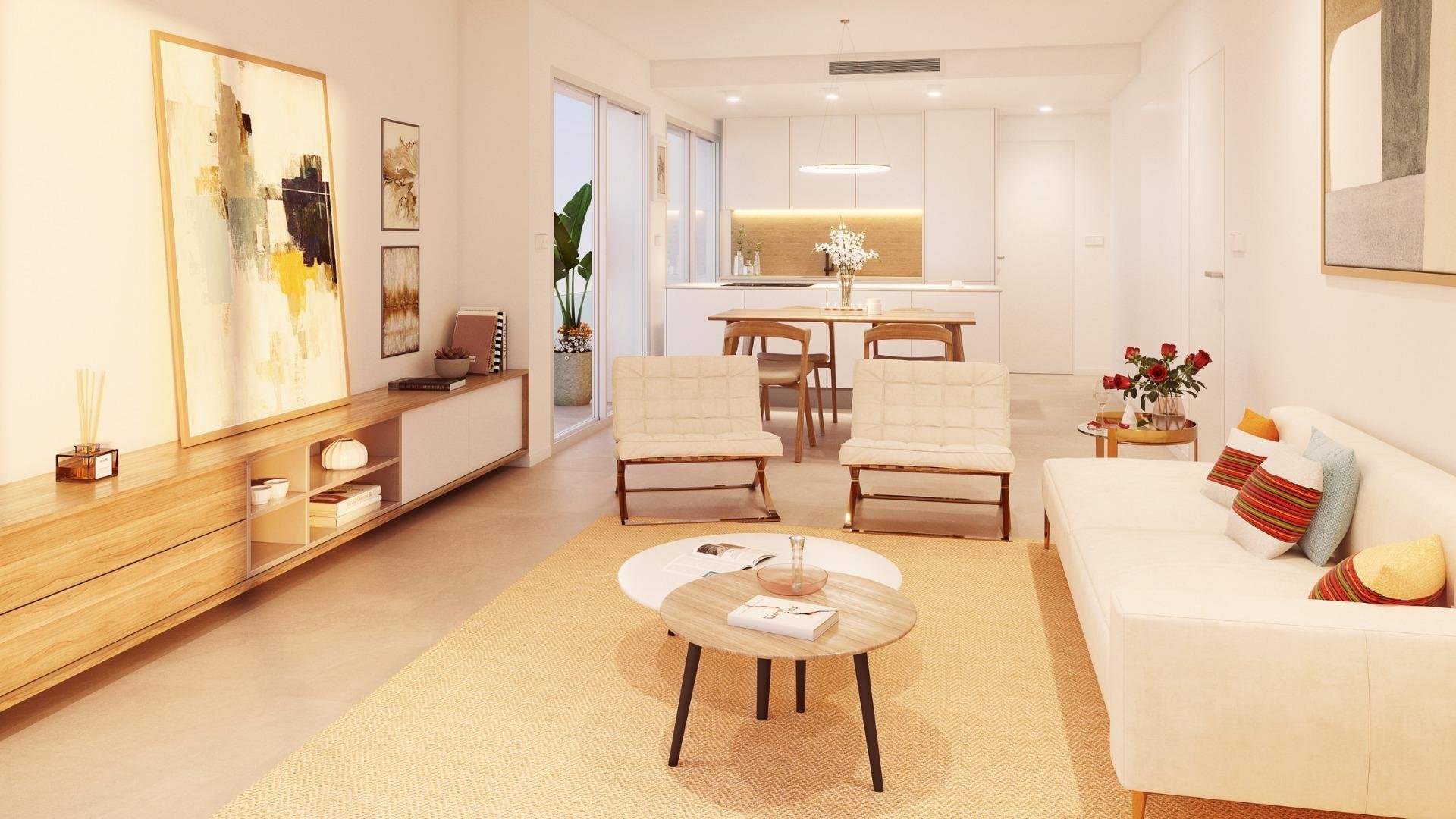 Apartment in Pilar de la Horadada, Alicante, Spain 3 bedrooms, 91 sq.m. No. 138298