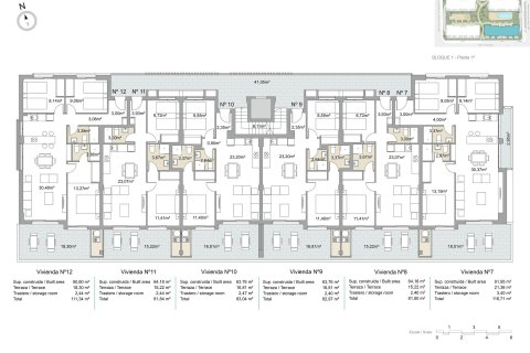 Продажа квартиры Пилар де ла Орадада, Аликанте, Испания 3 спальни, 91м2 №138298 - фото 10