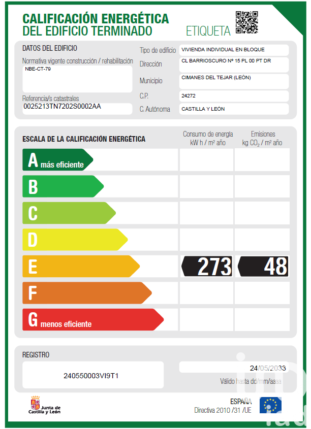 Apartament w Leon, Hiszpania 3 sypialnie, 102 mkw. nr 185637