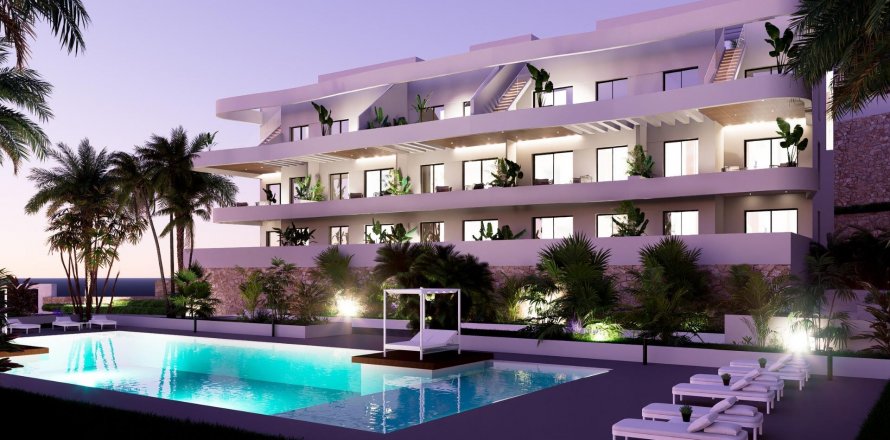 Takvåning Finestrat, Alicante, Spanien 2 sovrum, 68 kvm. Nr. 112513