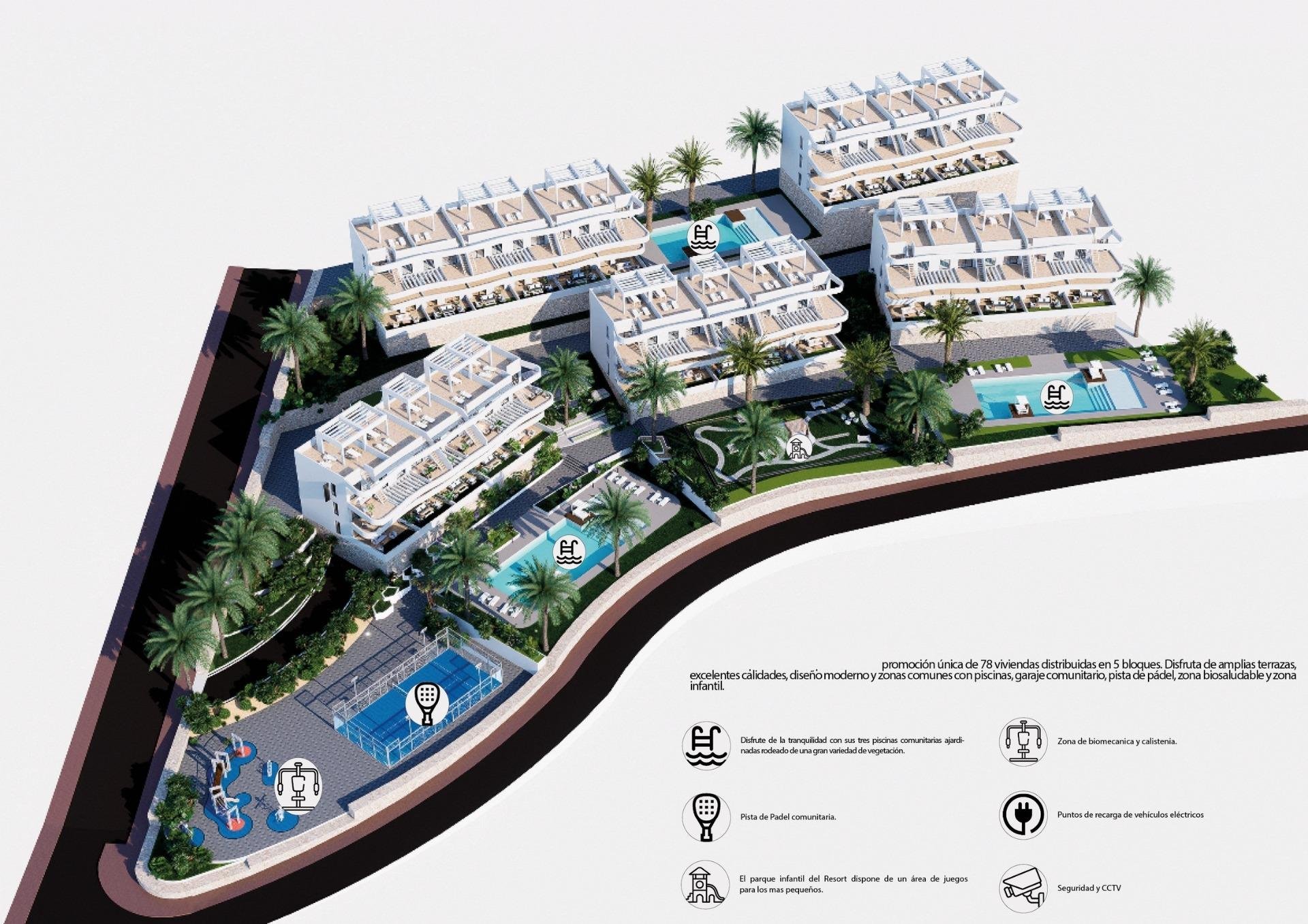 Penthouse w Finestrat, Alicante, Hiszpania 2 sypialnie, 68 mkw. nr 112513