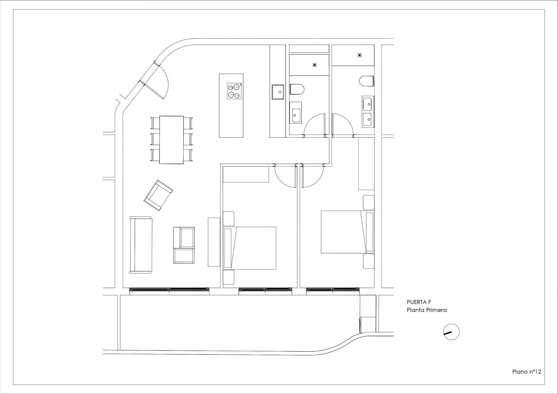 Apartment in Calpe, Alicante, Spain 2 bedrooms, 105 sq.m. No. 112561