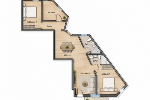 Apartment à vendre à Barcelona, Espagne, 2 chambres, 82 m2 No. 187611 - photo 18